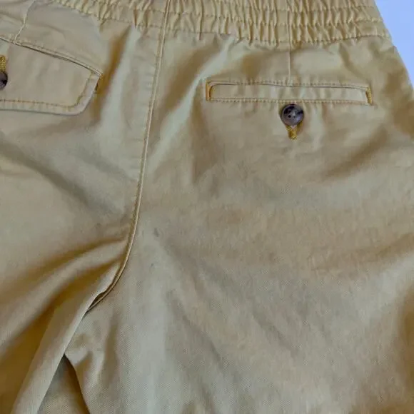 Polo Ralph Lauren Yellow Prepster Flex Abrasion Twill Shorts Boys 10 - Picture 11 of 11